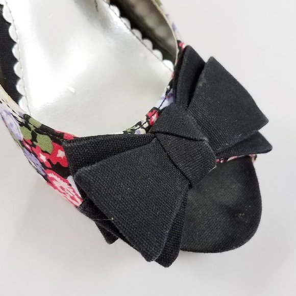 Rampage Girasole Platform Pumps Heels Slingbacks - Picture 6 of 8